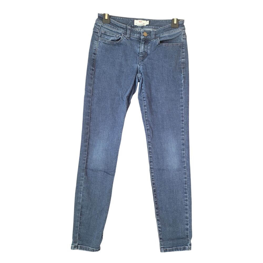 Vineyard Vines Low Rise Skinny Jeans Women 0 EUC
